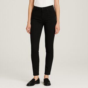 A415 • Blank NYC High-Rise Coated Black Skinny Jeans